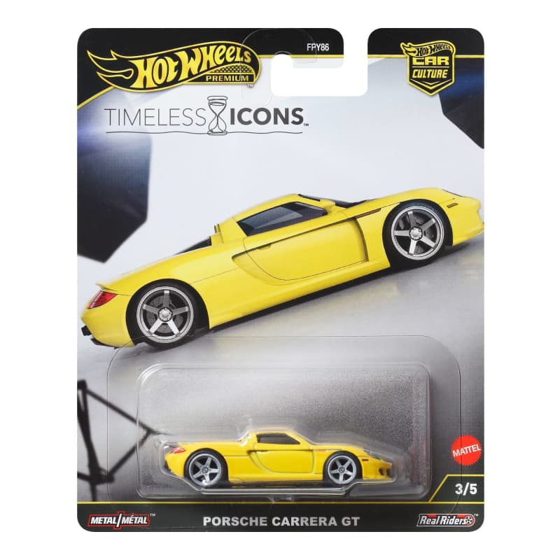 Hot Wheels Premium Car Culture Timeless Icons — Porsche Carrera GT