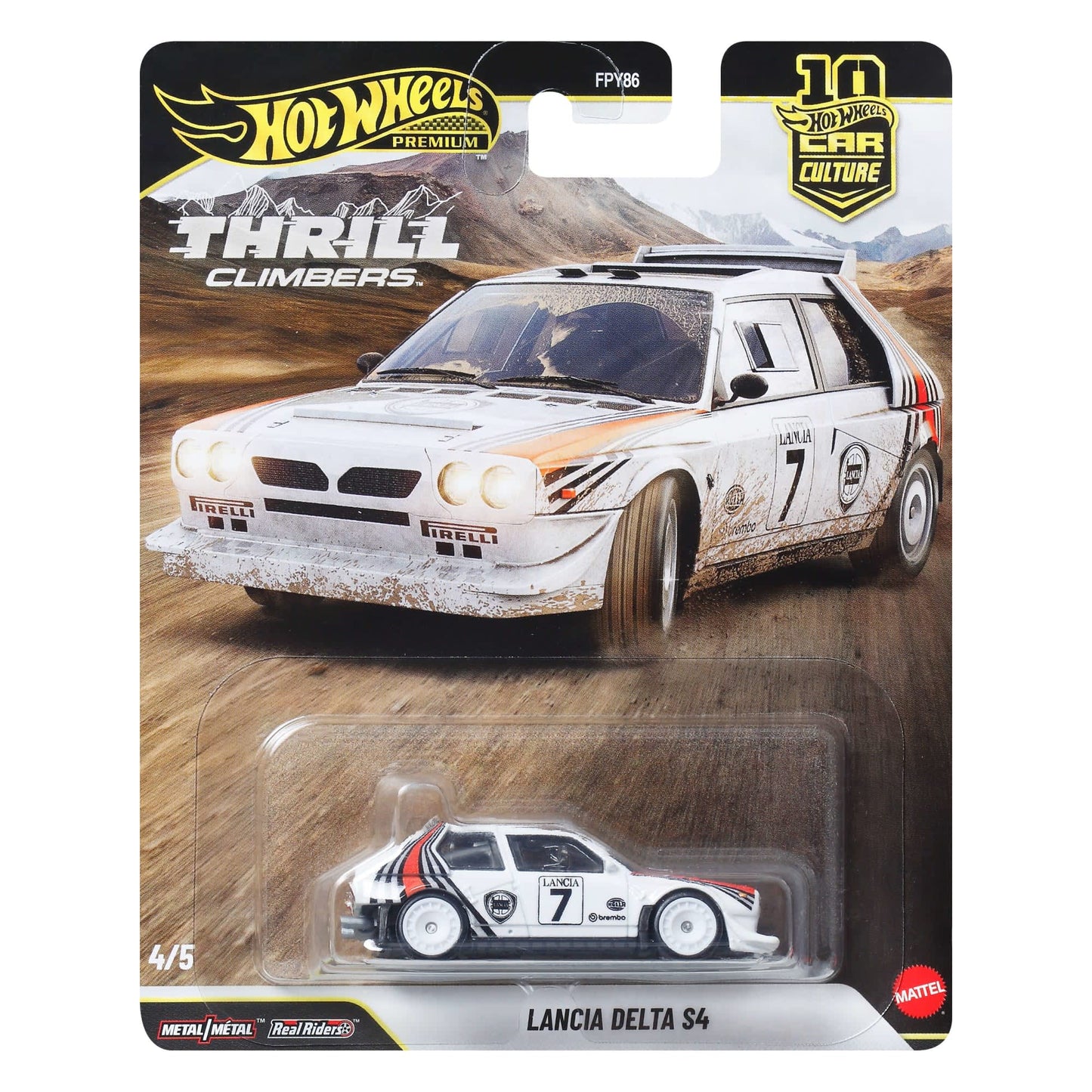 Hot Wheels Premium Car Culture Thrill Climbers — Lancia Delta S4
