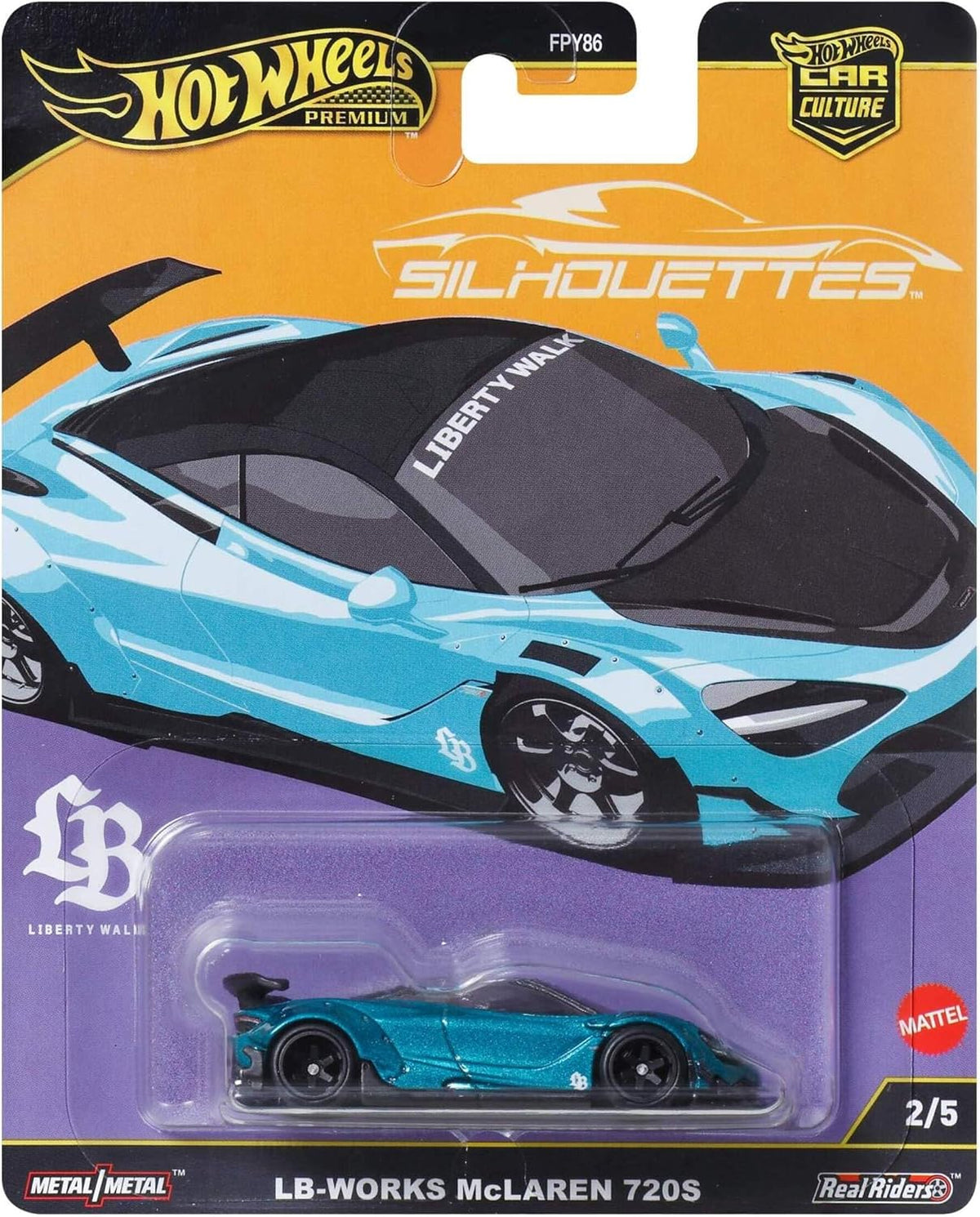 Hot Wheels Premium Car Culture Silhouettes — LB-Works McLaren 720S