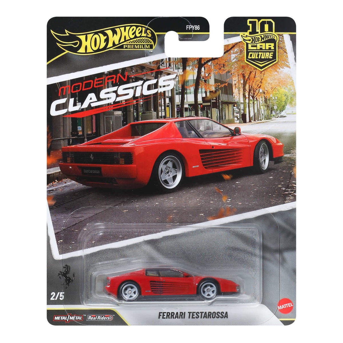 Hot Wheels Premium Car Culture Modern Classics — Ferrari Testarossa