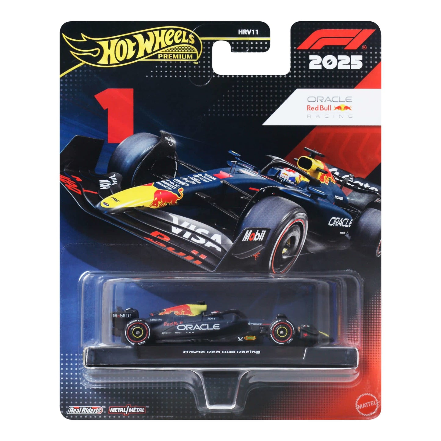 Hot Wheels Premium 2025 Formula 1 — #1 Max Verstappen Red Bull Racing RB21