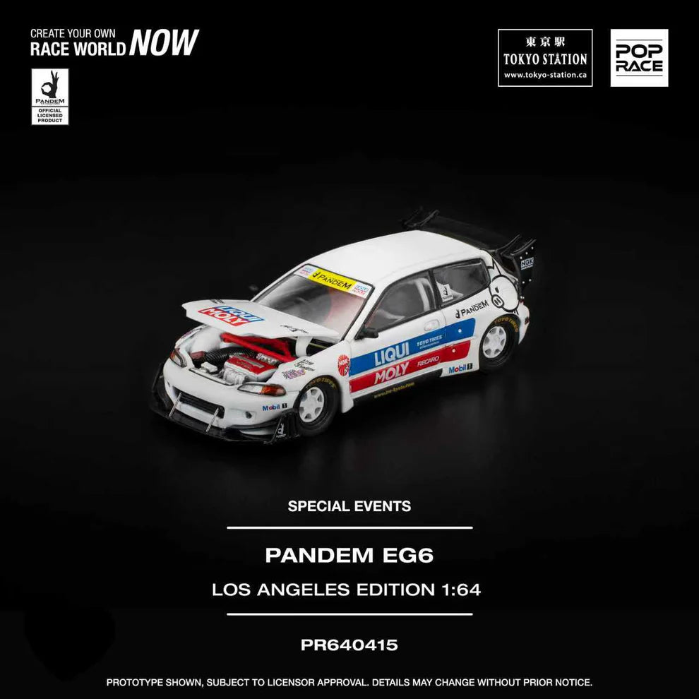 Pop Race 1/64 Pandem EG6 — Los Angeles Edition