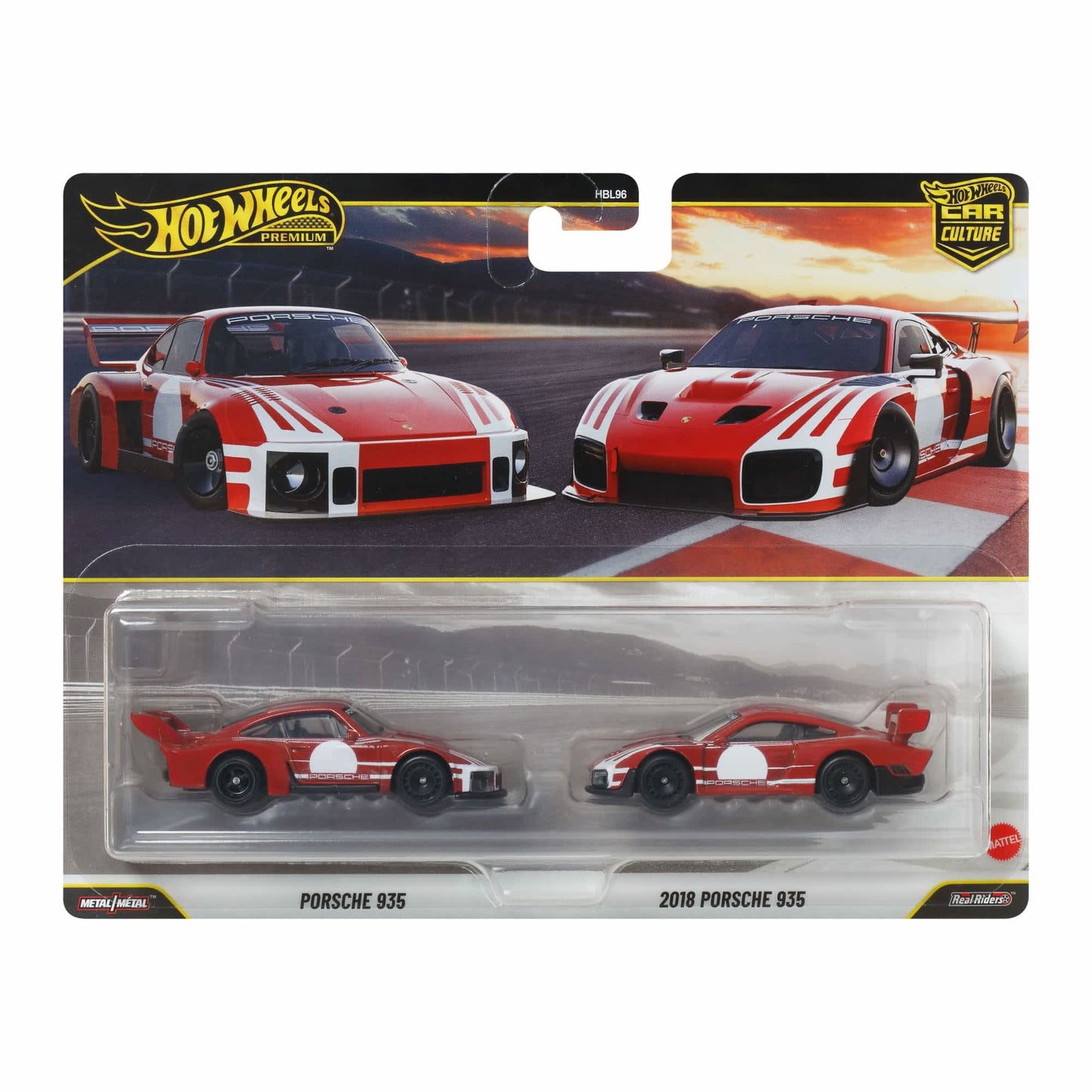 Hot Wheels Premium 2 Pack — Porsche 935 & 2018 Porsche 935