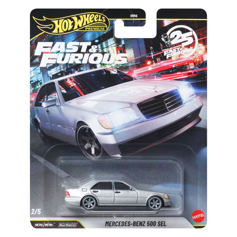 Hot Wheels Premium Fast & Furious — Mercedes-Benz 500 SEL