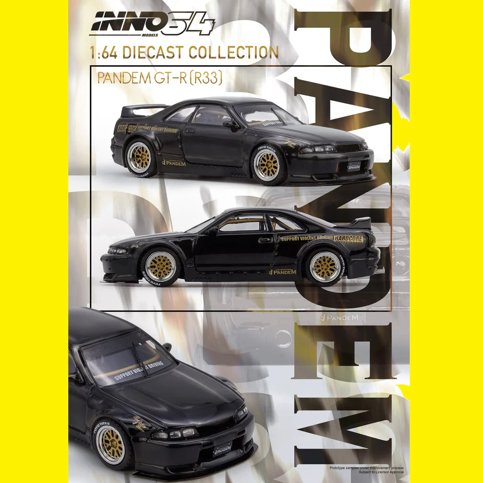 INNO64 Pandem GT-R BCNR33 Black