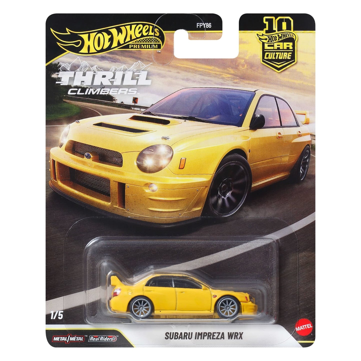 Hot Wheels Premium Car Culture Thrill Climbers — Subaru Impreza WRX