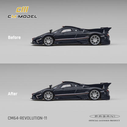 [PRE-ORDER] CM MODEL Pagani Zonda Revlucion Navy Carbon Fiber