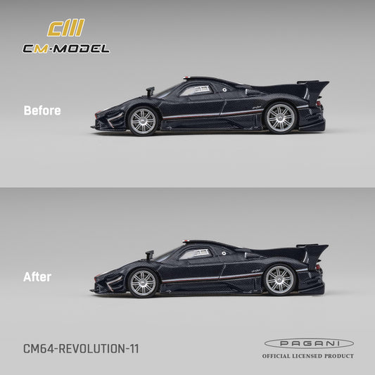 [PRE-ORDER] CM MODEL Pagani Zonda Revlucion Navy Carbon Fiber