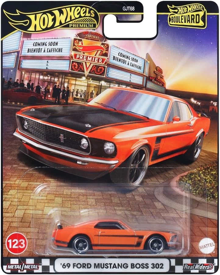 Hot Wheels Premium Boulevard — '69 Ford Mustang Boss 302