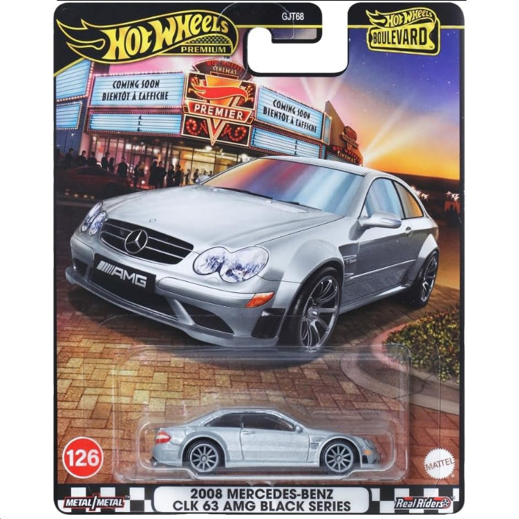 Hot Wheels Premium Boulevard — 2008 Mercedes-Benz CLK 63 AMG Black Series