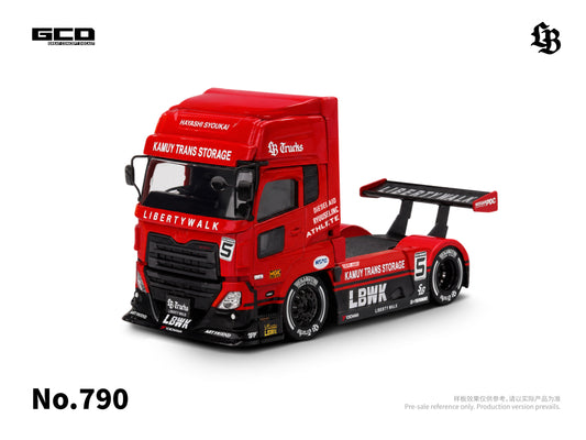 [PRE-ORDER] GCD x LBWK 1/64 Super Silhouette Red/Black Quon Truck Head