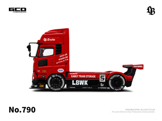 [PRE-ORDER] GCD x LBWK 1/64 Super Silhouette Red/Black Quon Truck Head