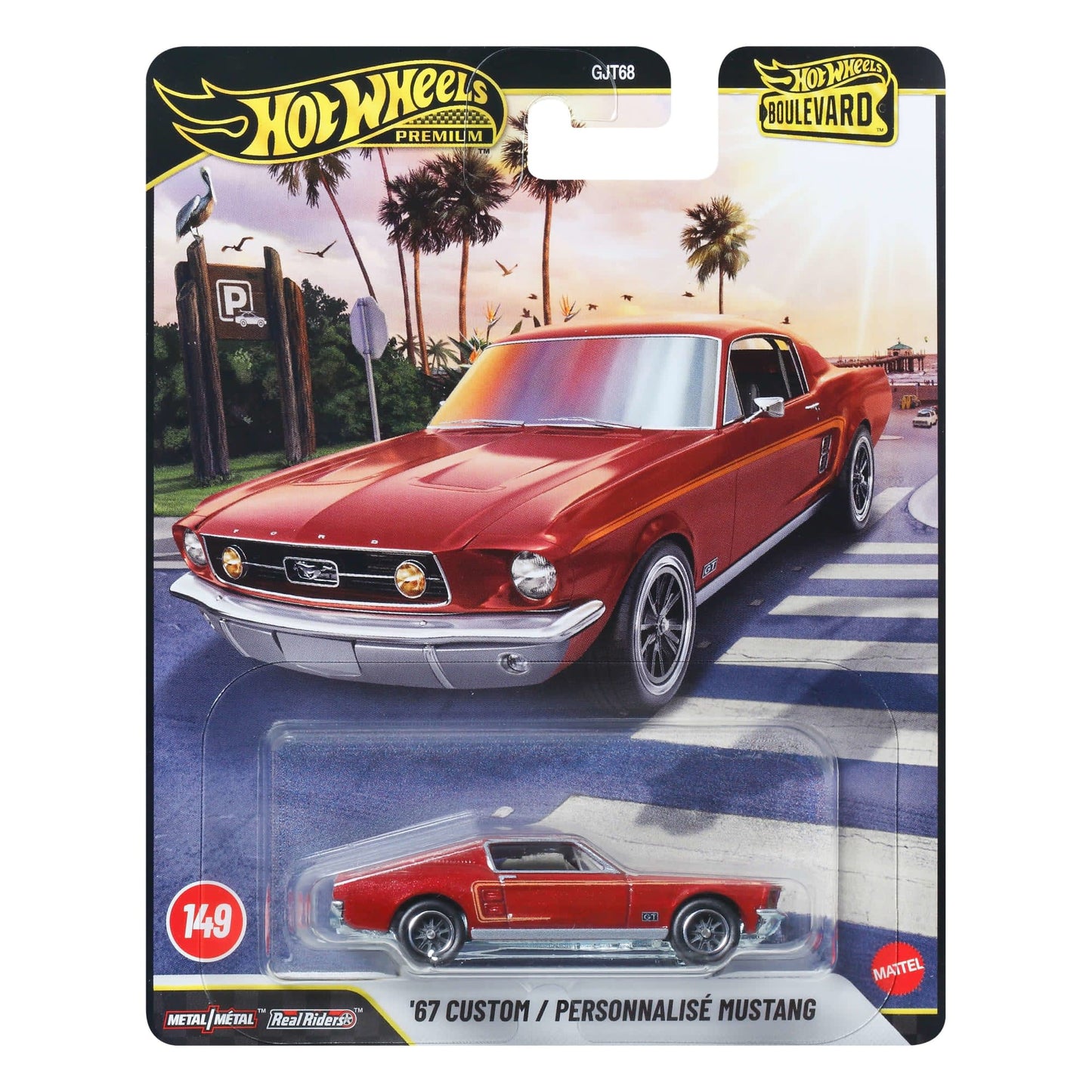 Hot Wheels Premium Boulevard — 67 Custom Mustang