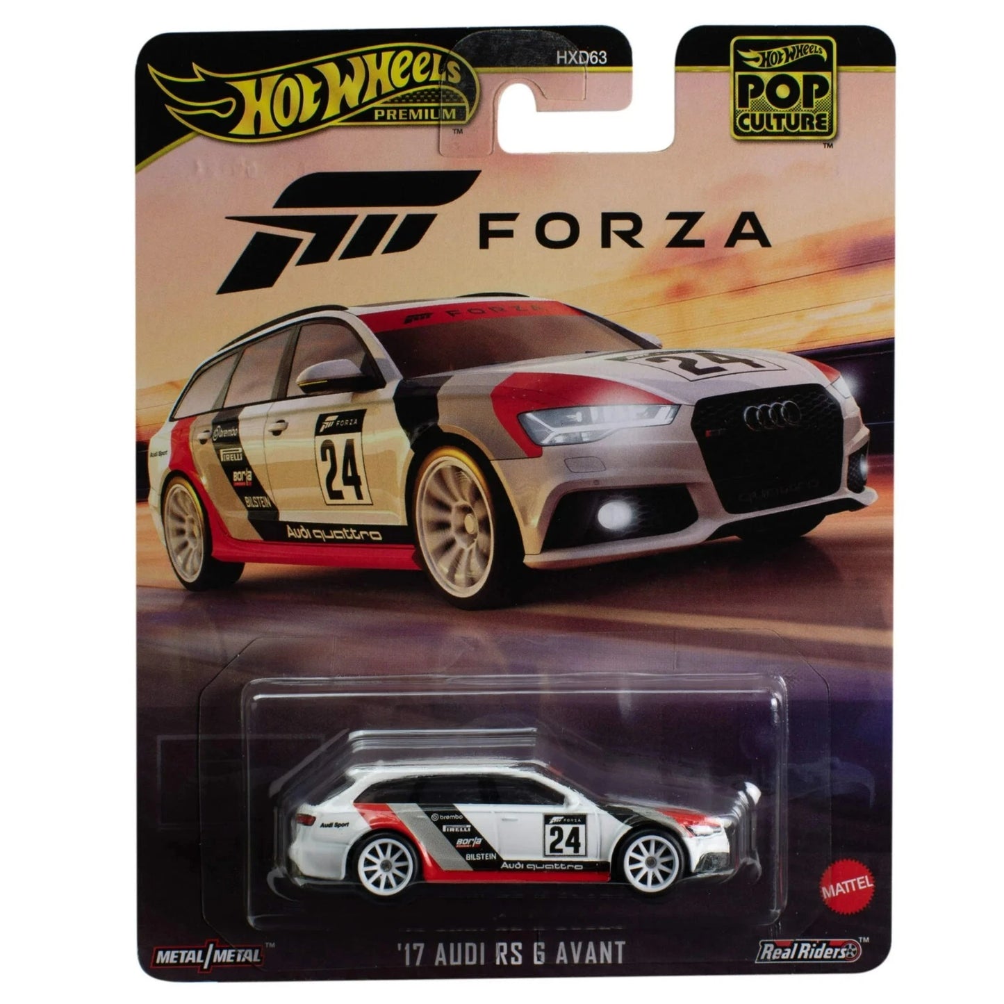 Hot Wheels Premium Pop Culture — Forza Motorsport Audi RS 6 Avant