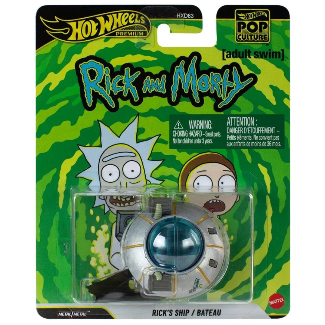 Hot Wheels Premium Pop Culture — Rick and Morty Rick's Ship