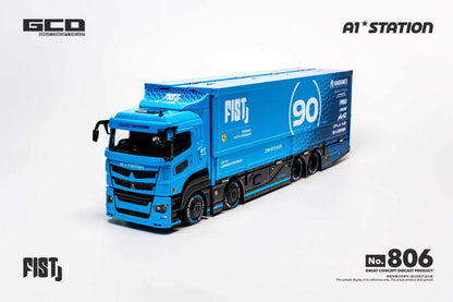 [PRE-ORDER] GCD x LBWK FIST TEAM Mitsubishi Fuso Super Great Container Truck (APA Xpo Foshan 2026) RHD