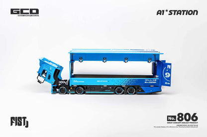 [PRE-ORDER] GCD x LBWK FIST TEAM Mitsubishi Fuso Super Great Container Truck (APA Xpo Foshan 2026) RHD