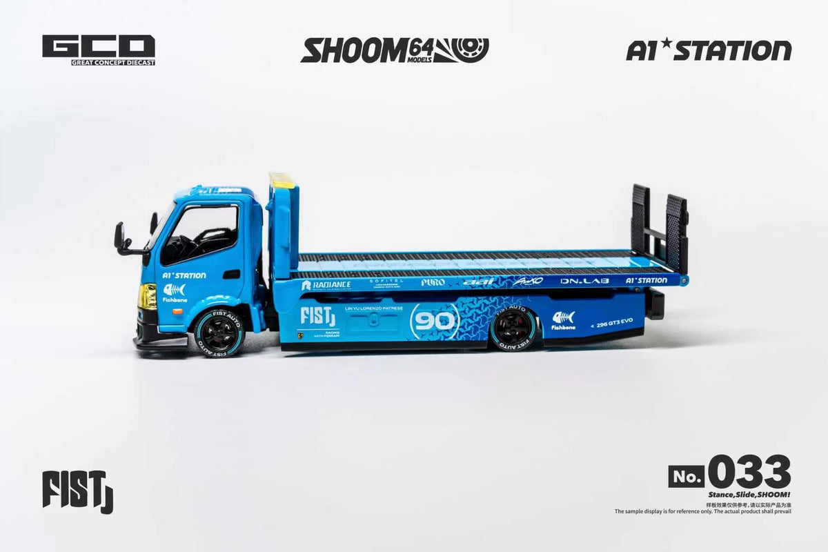 [PRE-ORDER] SHOOM FIST TEAM Hino 300 Custom Drop-Bed Car Carrier (APA Xpo Foshan 2026)