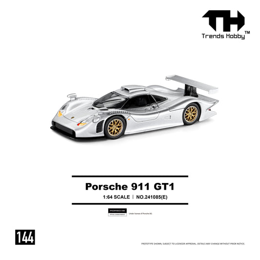 [COMING SOON] Trends Hobby Porsche 911 GT1 1998 (Silver)