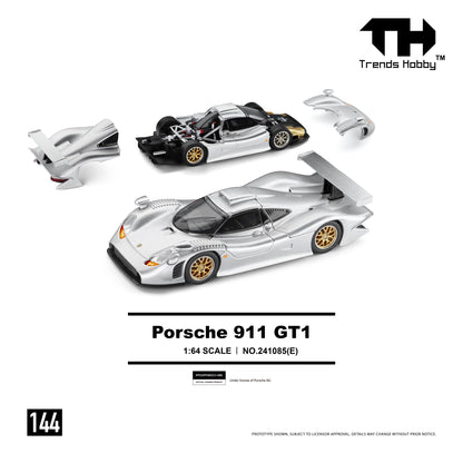 [COMING SOON] Trends Hobby Porsche 911 GT1 1998 (Silver)
