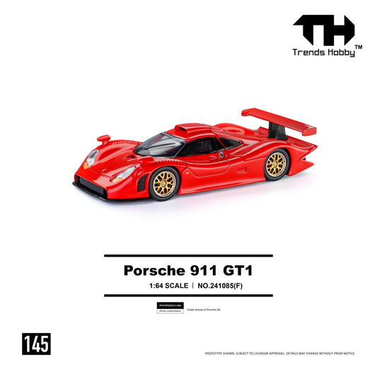 [COMING SOON] Trends Hobby Porsche 911 GT1 1998 (Red)