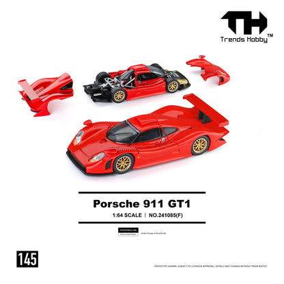 [COMING SOON] Trends Hobby Porsche 911 GT1 1998 (Red)