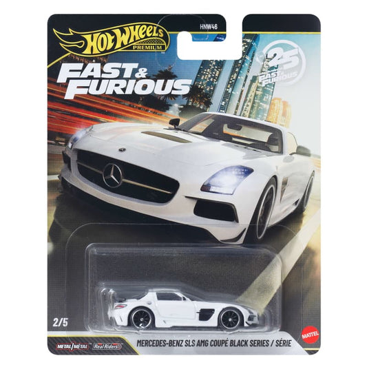 Hot Wheels Premium Fast & Furious — Mercedes-Benz SLS AMG Coupe Black Series