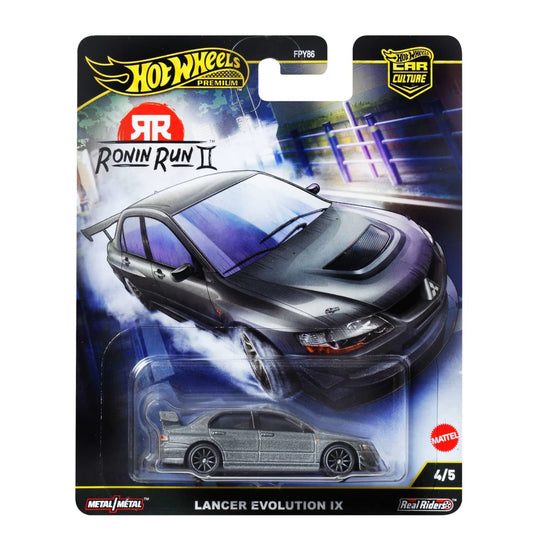 Hot Wheels Premium Car Culture Ronin Run II — Mitsubishi Lancer Evolution IX