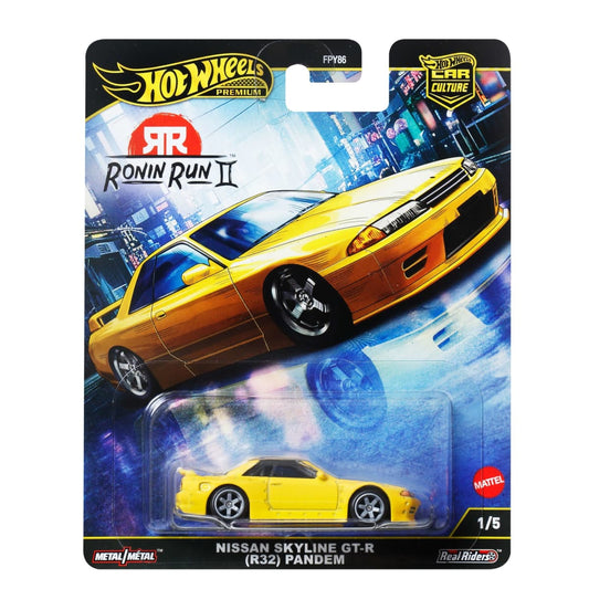 Hot Wheels Premium Car Culture Ronin Run II — Pandem Nissan Skyline GT-R (R32)