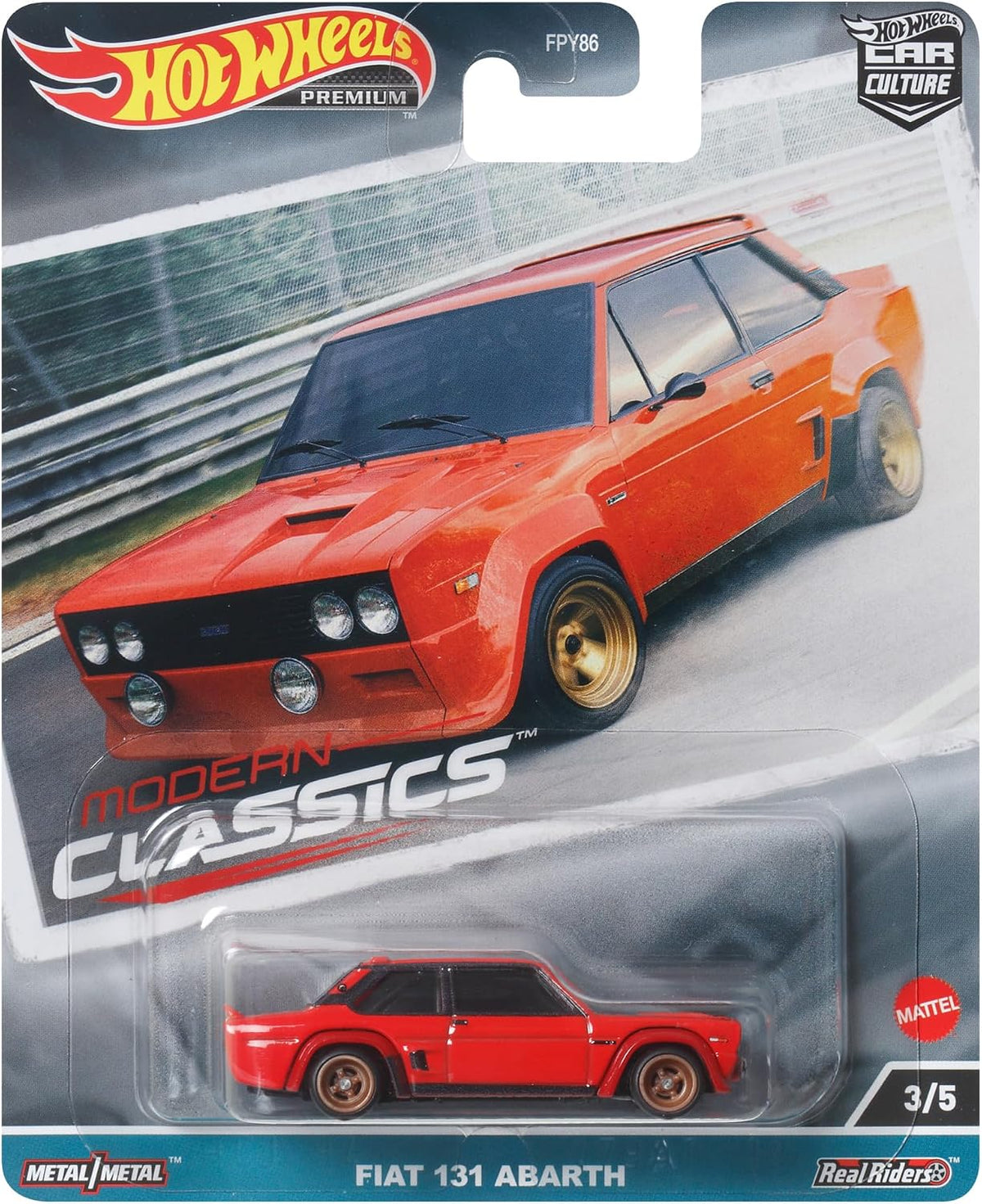 Hot Wheels Premium Car Culture Modern Classics — Fiat 131 Abarth