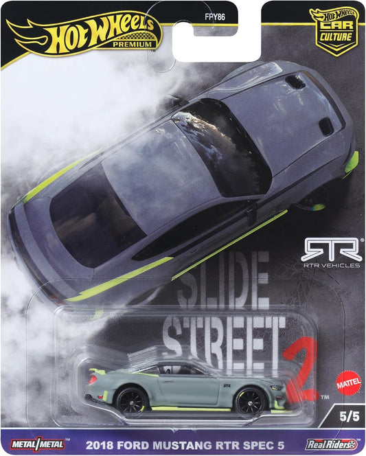 Hot Wheels Premium Car Culture Slide Street 2 — 2018 Ford Mustang RTR Spec 5