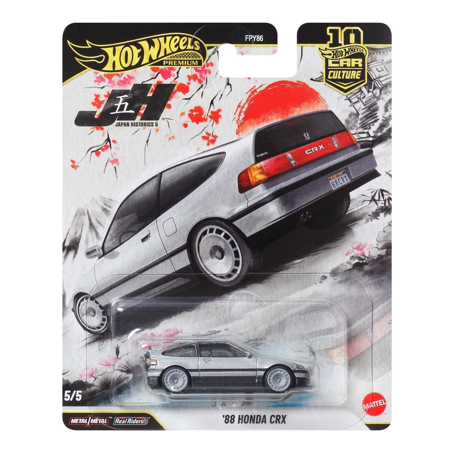 Hot Wheels Premium Car Culture Japan Historics 5 — 88 Honda CRX