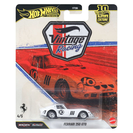Hot Wheels Premium Car Culture Vintage Racing — Ferrari 250 GTO