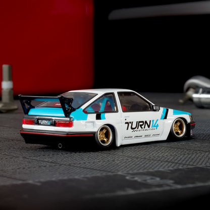 Hot Wheels Elite 64 - Toyota Corolla Levin (AE86) Custom 1:64 Scale Diecast Model, view 2 | Toyfessional