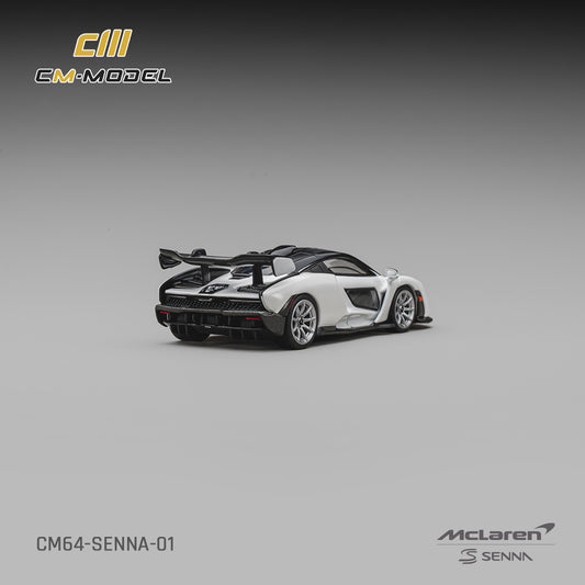 [PRE-ORDER] CM MODEL McLaren Senna Silica White