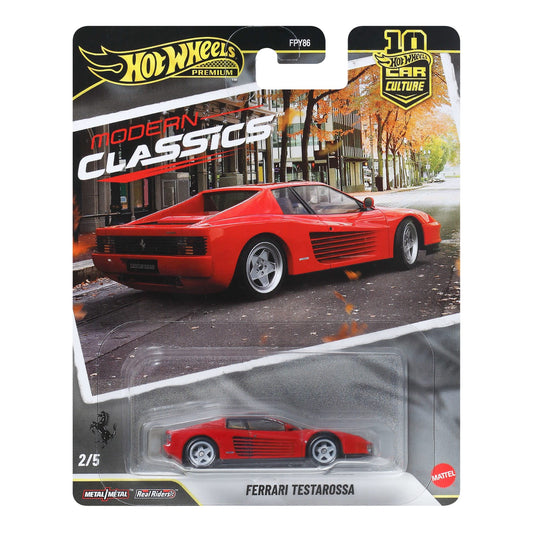 Hot Wheels Premium Car Culture Modern Classics — Ferrari Testarossa