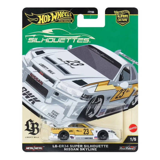 Hot Wheels Premium Car Culture Silhouettes — LB ER34 Nissan Skyline
