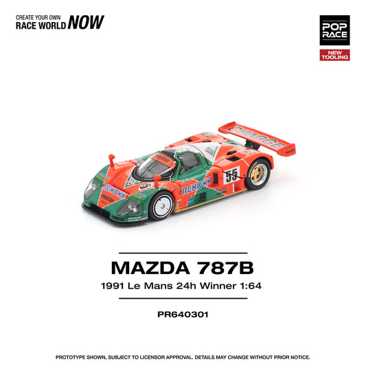 Pop Race Mazda 787B 1991 Le Mans 24H Winner