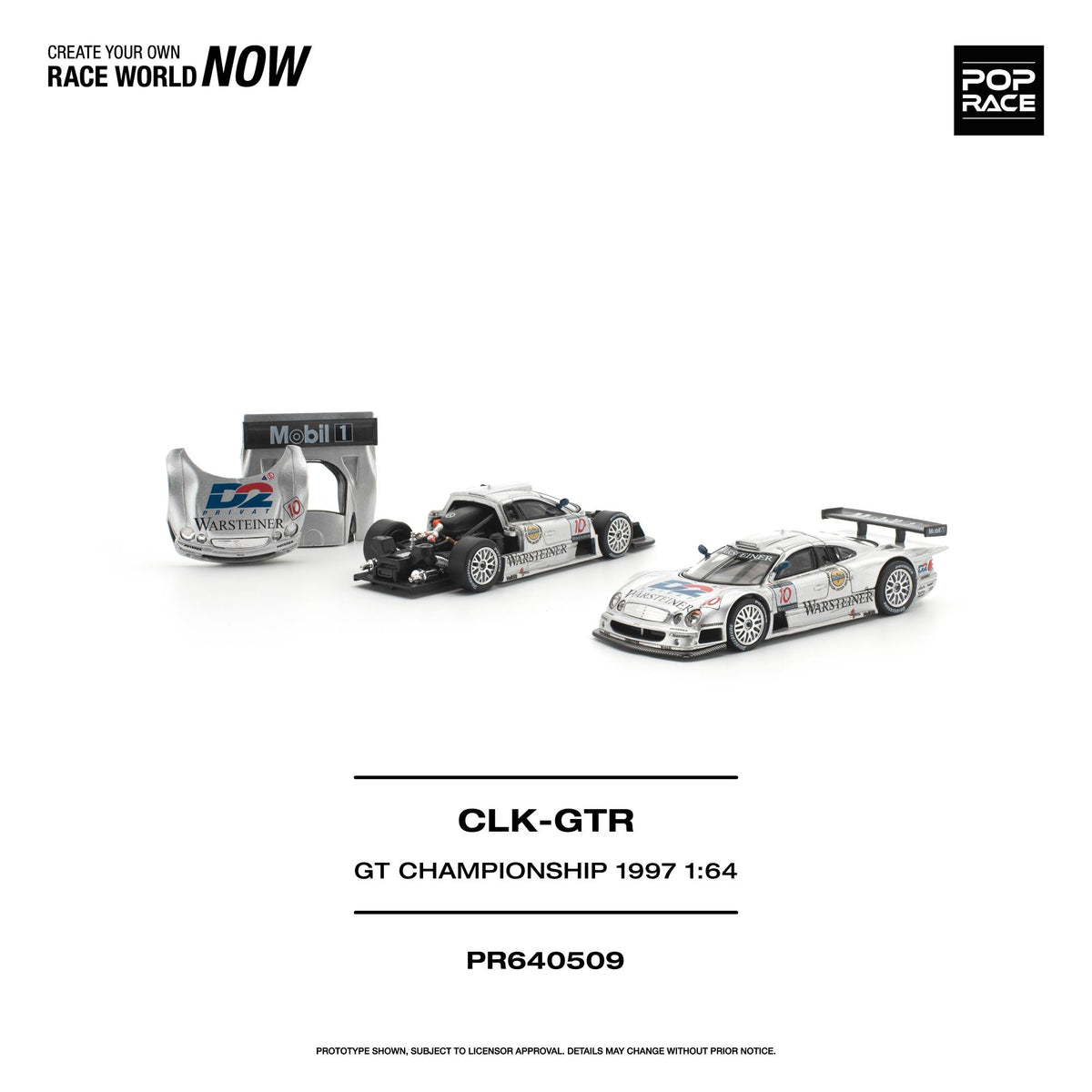[COMING SOON] Pop Race Mercedes-Benz AMG CLK-GTR (1997 FIA GT Championship)