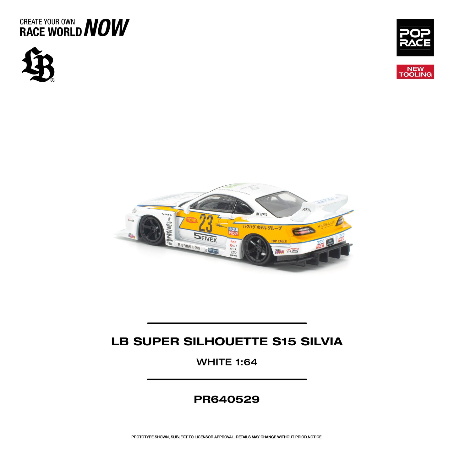 [PRE-ORDER] Pop Race LB Super Silhouette S15 Silvia White
