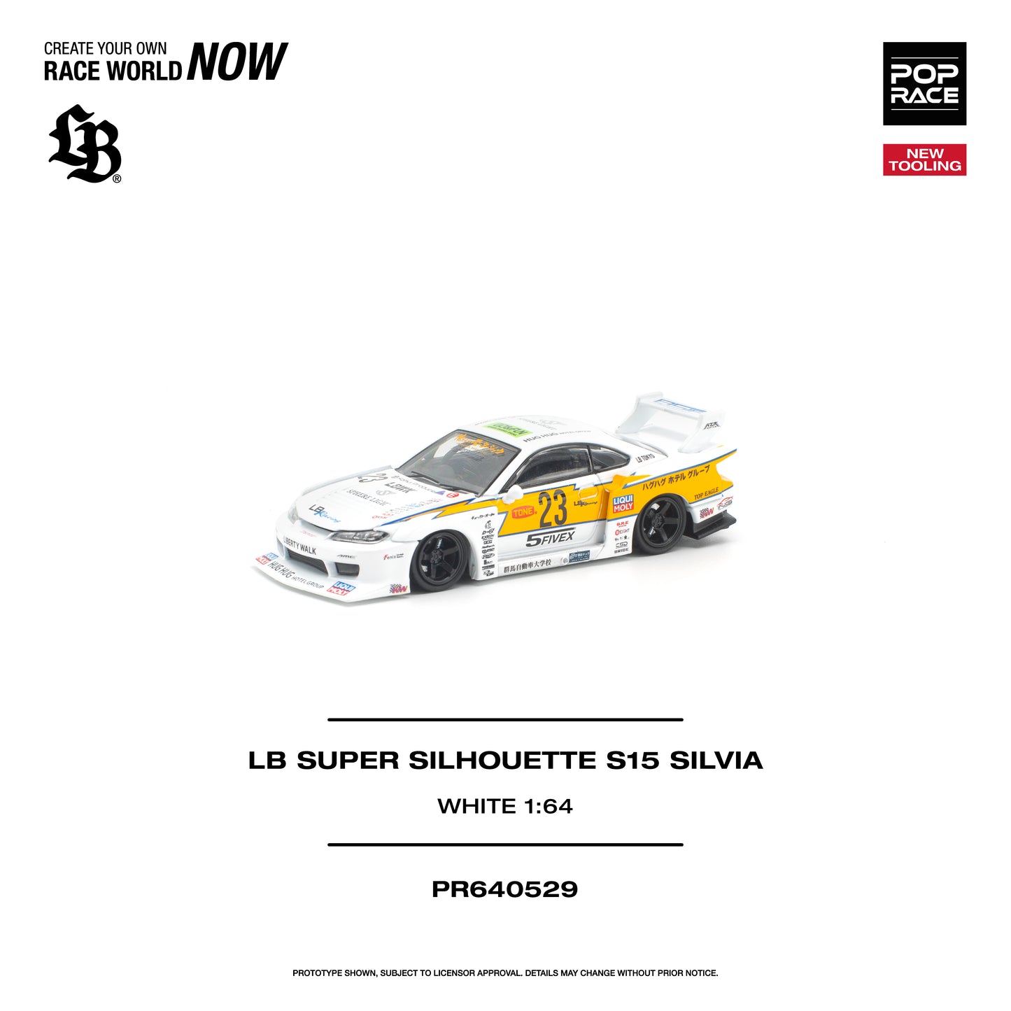 [PRE-ORDER] Pop Race LB Super Silhouette S15 Silvia White