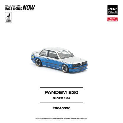 [PRE-ORDER] Pop Race Pandem E30 Silver