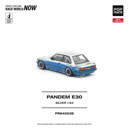 [PRE-ORDER] Pop Race Pandem E30 Silver