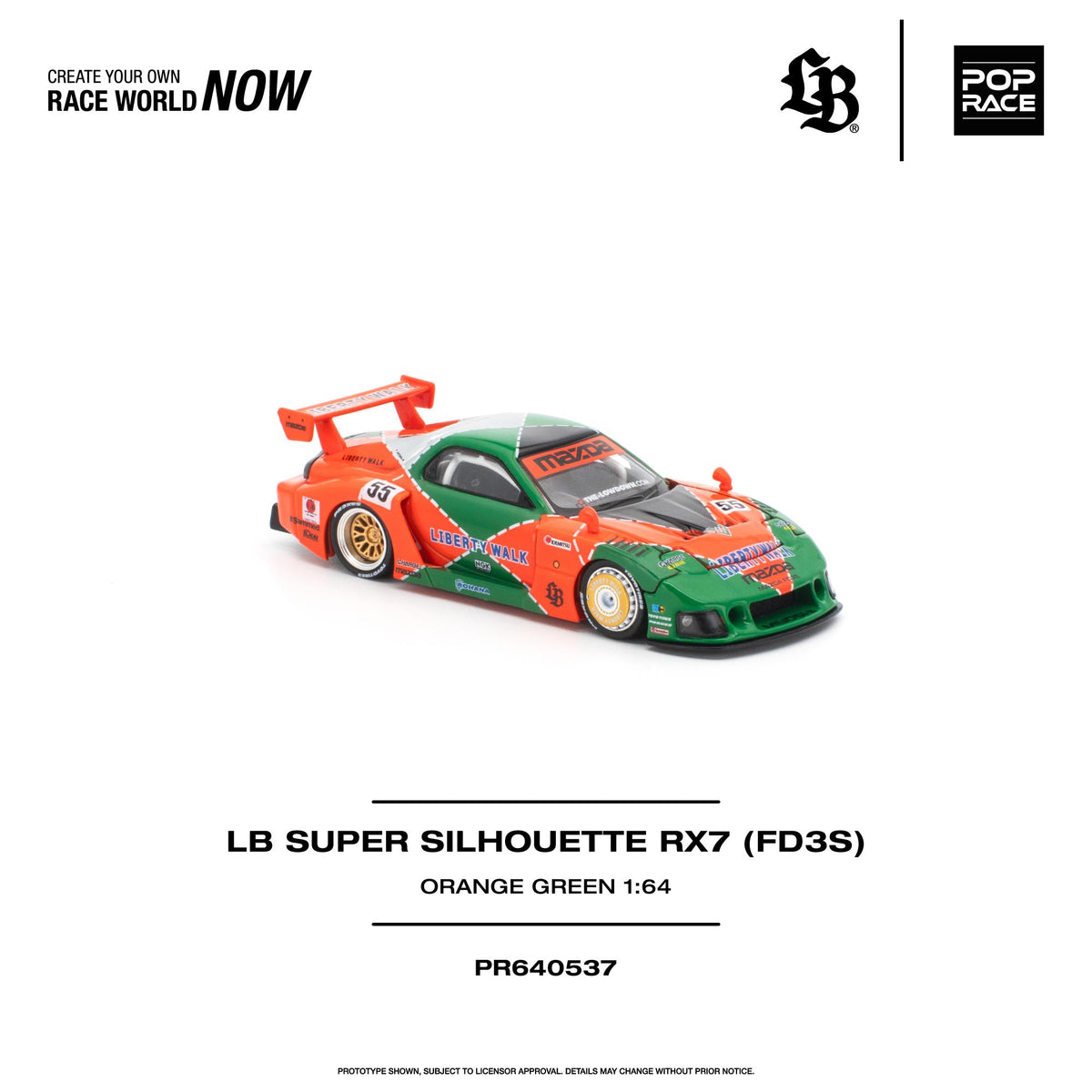 [COMING SOON] Pop Race LB Super Silhouette Mazda RX-7 (FD3S)