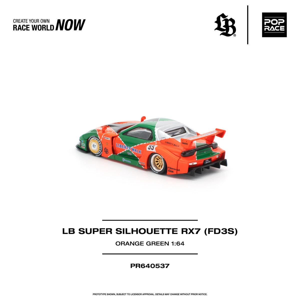 [COMING SOON] Pop Race LB Super Silhouette Mazda RX-7 (FD3S)
