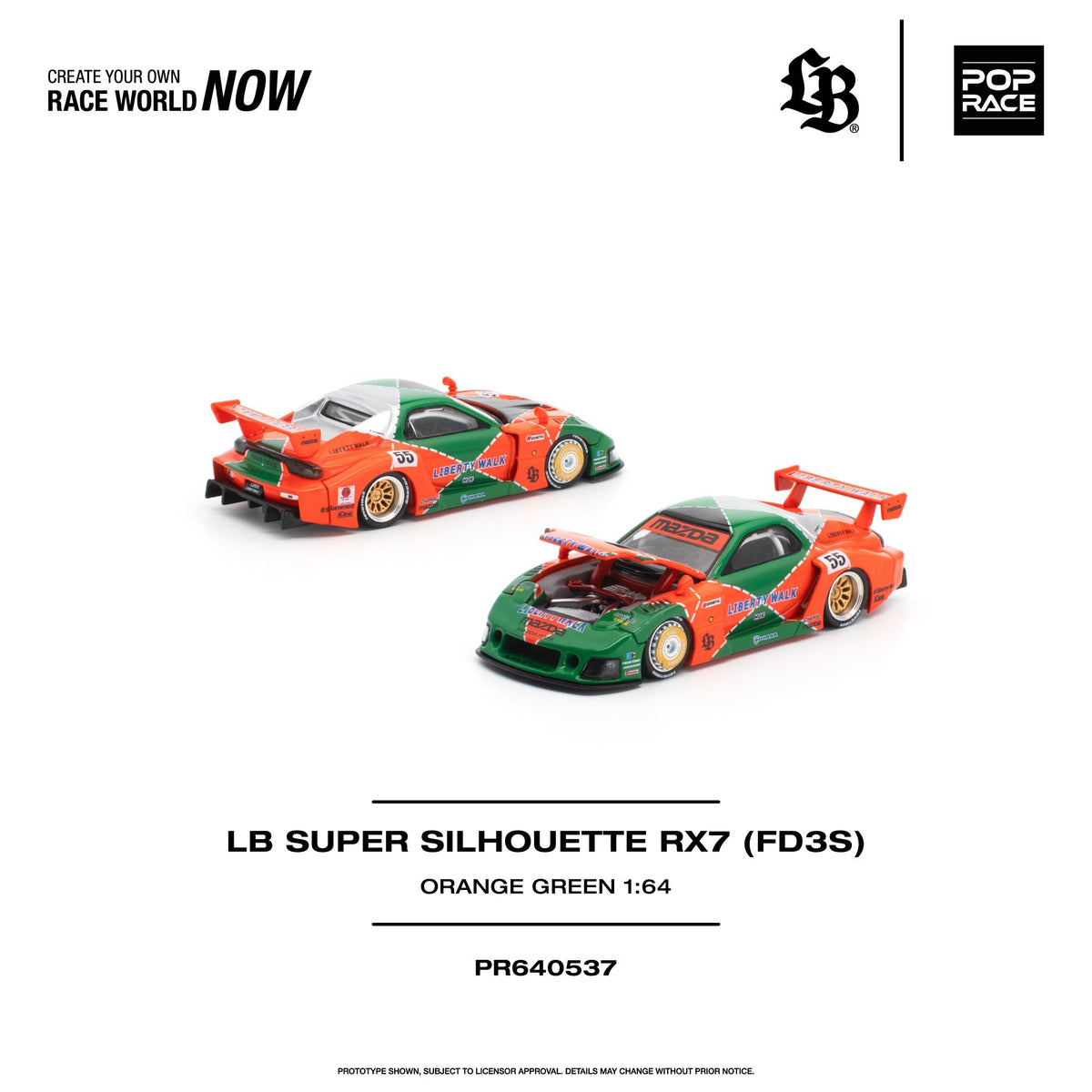 [COMING SOON] Pop Race LB Super Silhouette Mazda RX-7 (FD3S)
