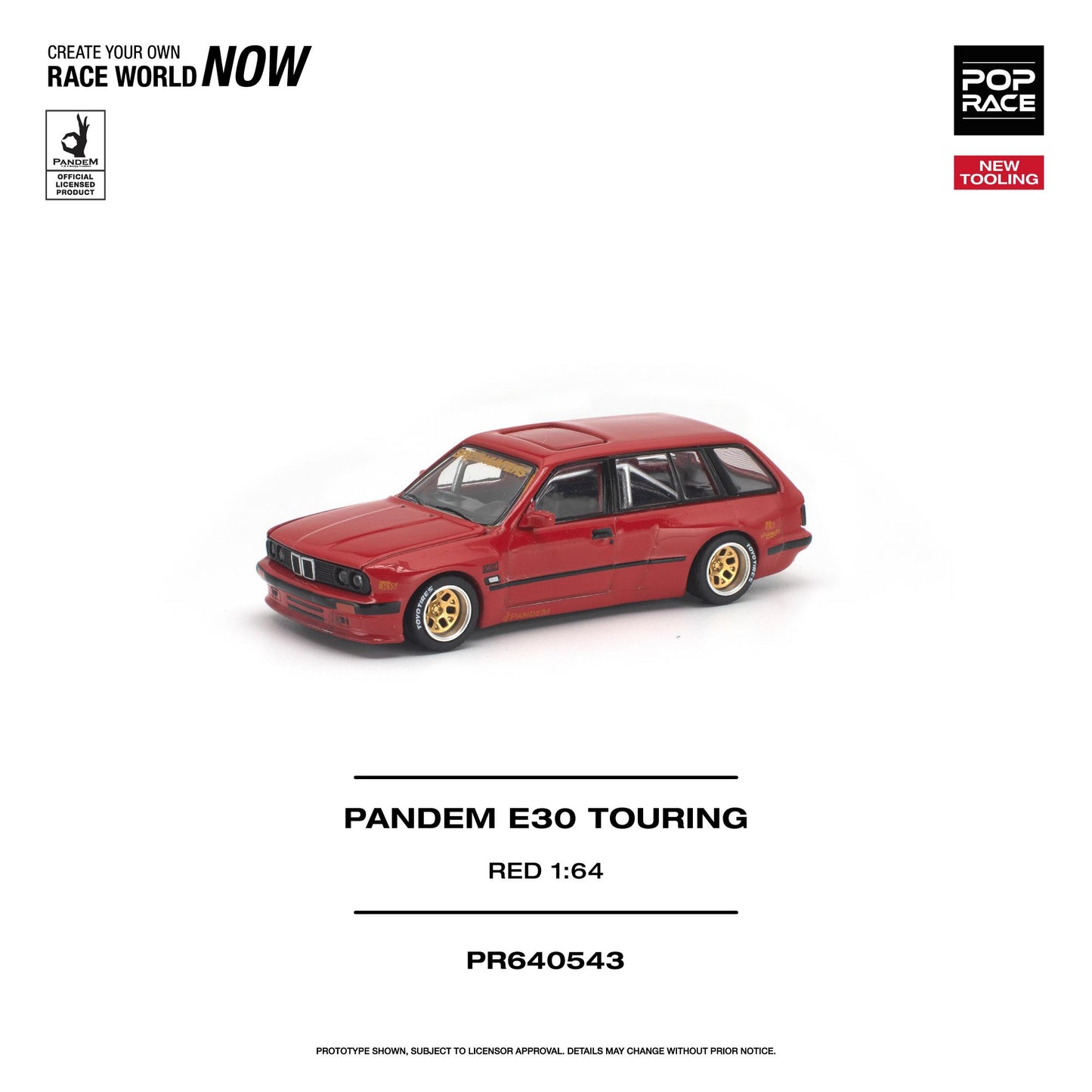 [PRE-ORDER] Pop Race Pandem E30 Touring Red – New Tooling