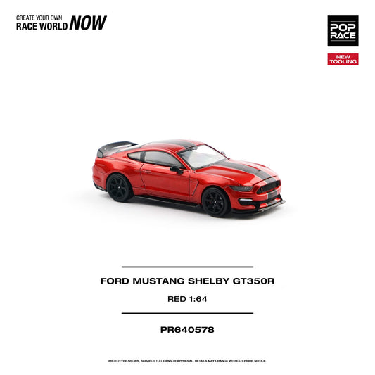 [PRE-ORDER] Pop Race Mustang Shelby GT350R Race Red