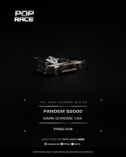 [COMING SOON] Pop Race Pandem Honda S2000 (Dark Chrome)
