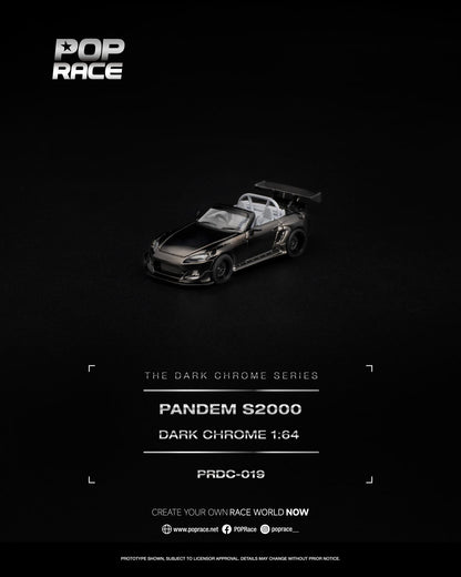 [COMING SOON] Pop Race Pandem Honda S2000 (Dark Chrome)